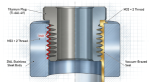 Eliminating Leakage in an M33 Titanium-to-Steel Valve Thread: A Vacuum Brazing Concept